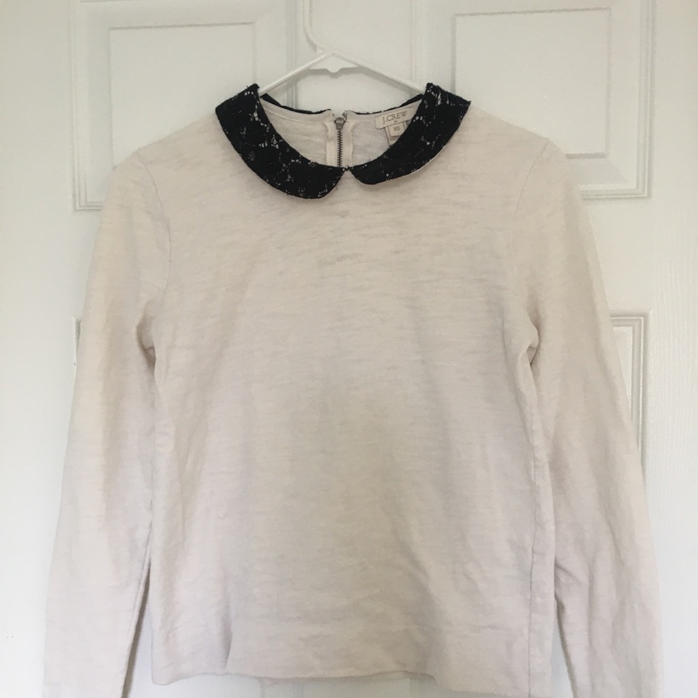 J.crew Peter Pan collar top